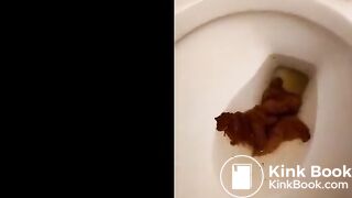Mufasa Sister poops on toilet - video 2