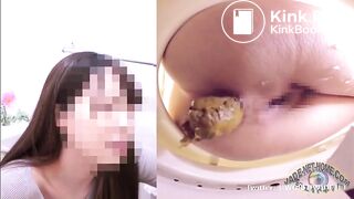 Using the friends toilet to shit 7