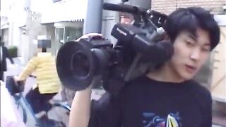 Reporter pantypoop in public