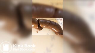 Cute teen shits massive log 2