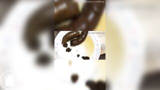 Cute teen shits massive log 2