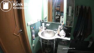 Woman pooping in Toilet 228