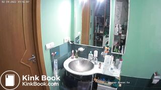 Woman pooping in Toilet 227