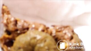 Scat - Skinny teen shitting in a diaper