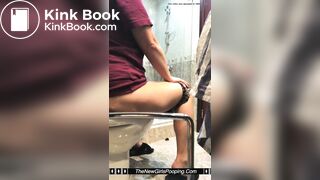 sexy girl pooping in toilet - video 12