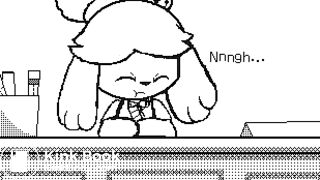 Animal Crossing diaper animation