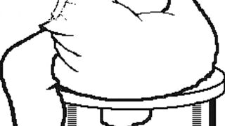 Animal Crossing diaper animation