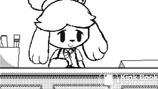 Animal Crossing diaper animation