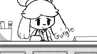 Animal Crossing diaper animation