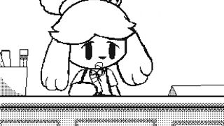 Animal Crossing diaper animation