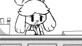 Animal Crossing diaper animation