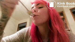 spicy food affects her