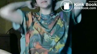 Nasty N tastes her shit on cam