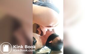 China Femdom scat. Human Toilet69