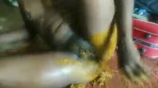 Black girl shits - video 7