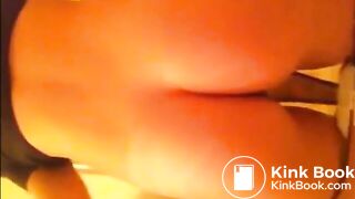 Scat - Skinny teen shitting with tanga