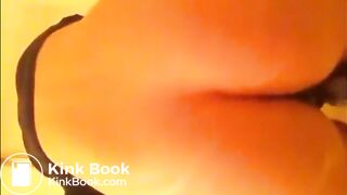 Scat - Skinny teen shitting with tanga