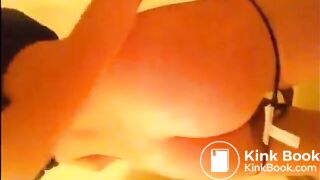 Scat - Skinny teen shitting with tanga