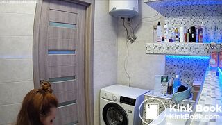 Woman pooping in Toilet 221