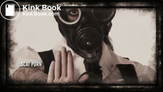 hot girl takes close up dump