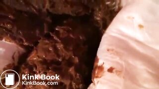 GIRL diarrhea in diaper