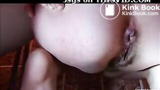Girl shitting big turd compilation