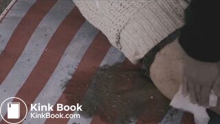 Movie scene: K!dnapped girl shits herself.