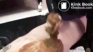 Scat handjob - scat porn