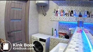 Woman pooping in Toilet 217
