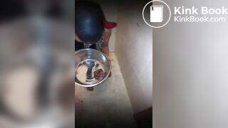 Slave whore enema scat puke swallow