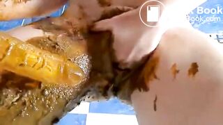 Another great scat masturbation