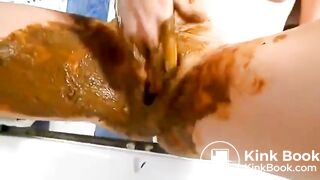 Another great scat masturbation