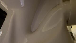 Pooping toilet Girl YT Three poos in very quick succes