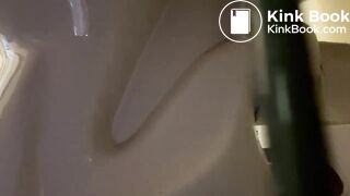 Pooping toilet Girl YT Three poos in very quick succes