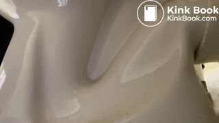 Pooping toilet Girl YT Three poos in very quick succes
