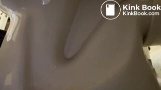 Pooping toilet Girl YT Three poos in very quick succes