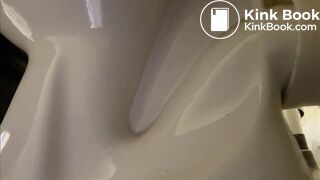 Pooping toilet Girl YT Three poos in very quick succes