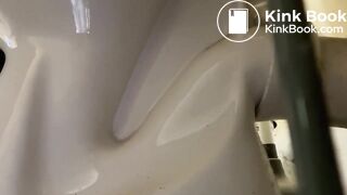 Pooping toilet Girl YT Three poos in very quick succes