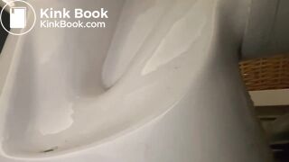 Pooping toilet girl YT 8, Another big morning poo