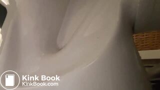 Pooping toilet girl YT 8, Another big morning poo