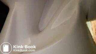 Pooping toilet Girl YT 7, Morning poo in two acts