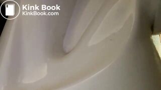 Pooping toilet Girl YT 7, Morning poo in two acts