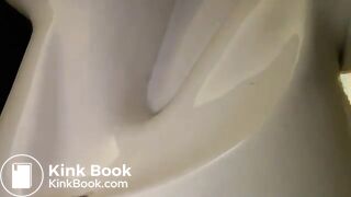 Pooping toilet Girl YT 7, Morning poo in two acts