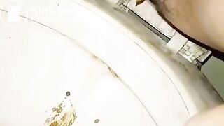 Asian woman having a shit - video 2
