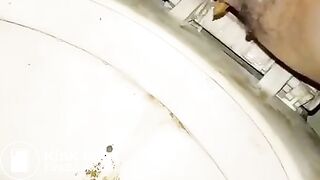 Asian woman having a shit - video 2