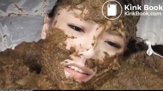 Japanese caked in scat