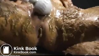 Japanese caked in scat