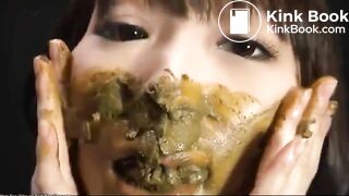 Japanese caked in scat