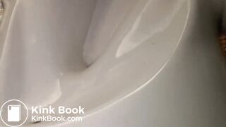 Pooping toilet Girl YT 5, Short but very urgent poo