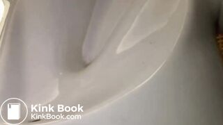 Pooping toilet Girl YT 5, Short but very urgent poo